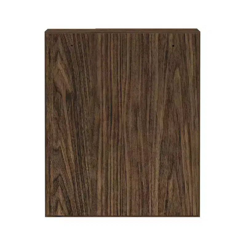 Removable Medicine Cabinet with Mirror & Open Shelves | Walnut | MDF | 24"H
