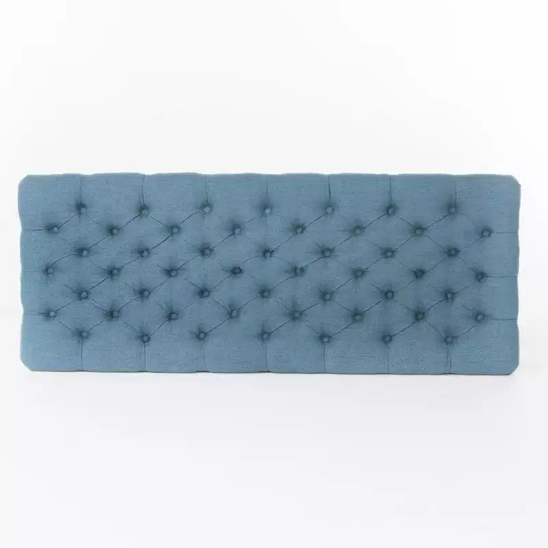 Contemporary Tufted Fabric Storage Ottoman | 50" Wide | Button-Tufted | 300 lb