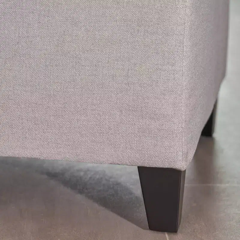 Contemporary Tufted Fabric Storage Ottoman | 50" Wide | Button-Tufted | 300 lb