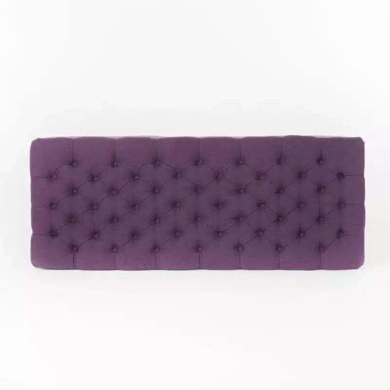 Contemporary Tufted Fabric Storage Ottoman | 50" Wide | Button-Tufted | 300 lb