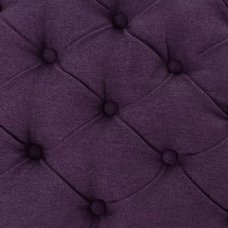 Contemporary Tufted Fabric Storage Ottoman | 50" Wide | Button-Tufted | 300 lb