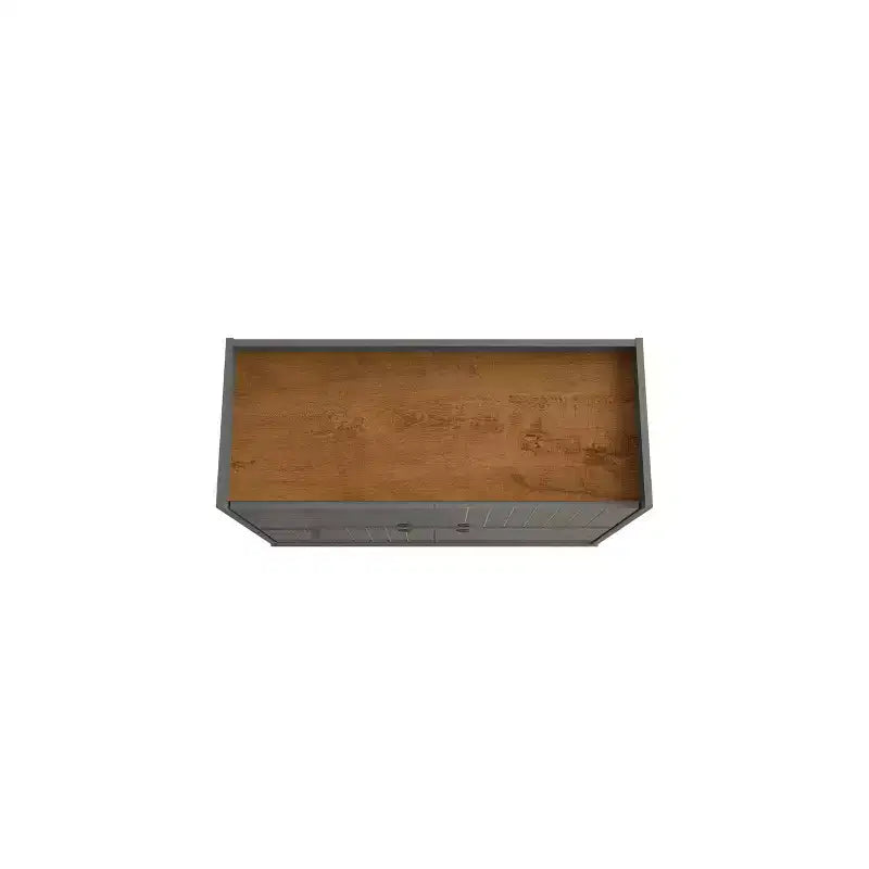 45.5" Mid-Century Modern 4-Shelf Accent Cabinet | 2 Doors | MDF