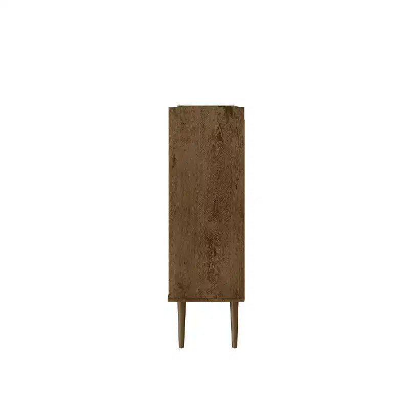 45.5" Mid-Century Modern 4-Shelf Accent Cabinet | 2 Doors | MDF