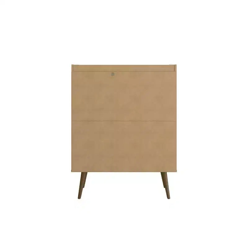 45.5" Mid-Century Modern 4-Shelf Accent Cabinet | 2 Doors | MDF