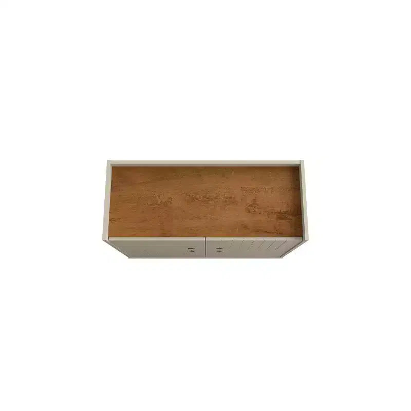 45.5" Mid-Century Modern 4-Shelf Accent Cabinet | 2 Doors | MDF