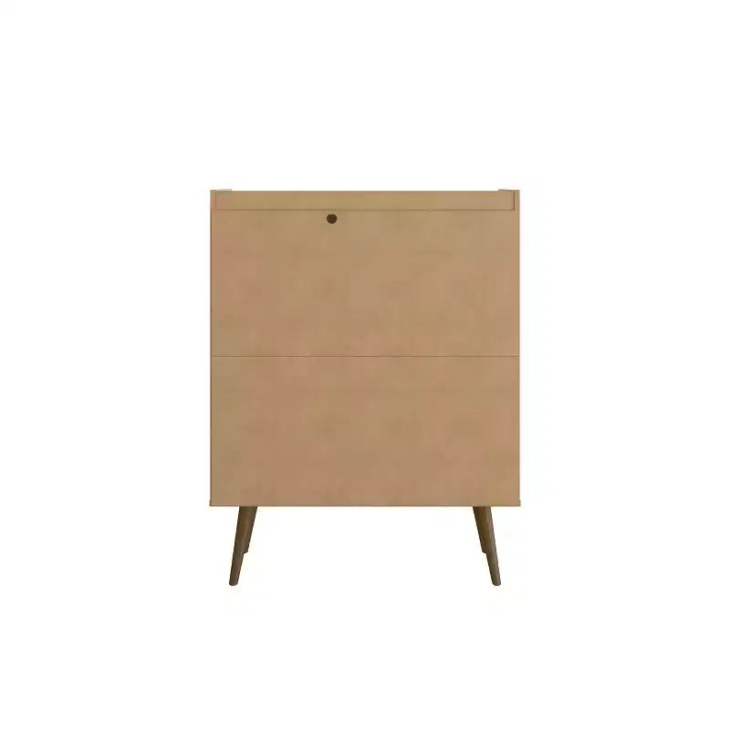 45.5" Mid-Century Modern 4-Shelf Accent Cabinet | 2 Doors | MDF