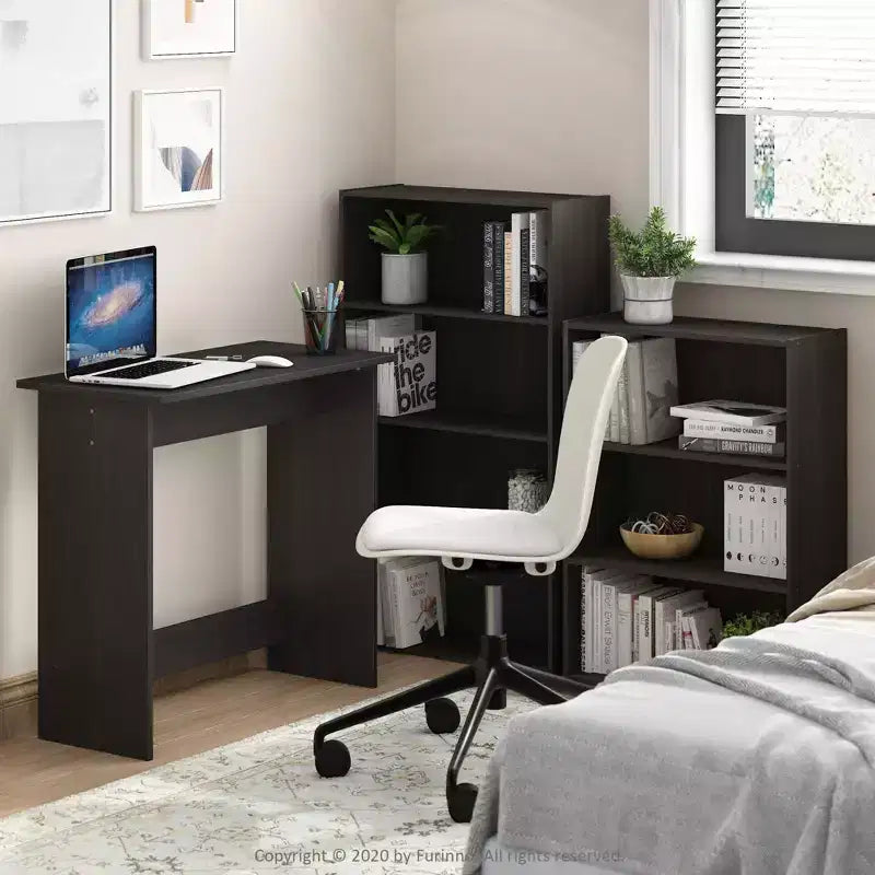 4-Cube Open Shelf Bookcase | 41.7"H | Particle Board | Espresso