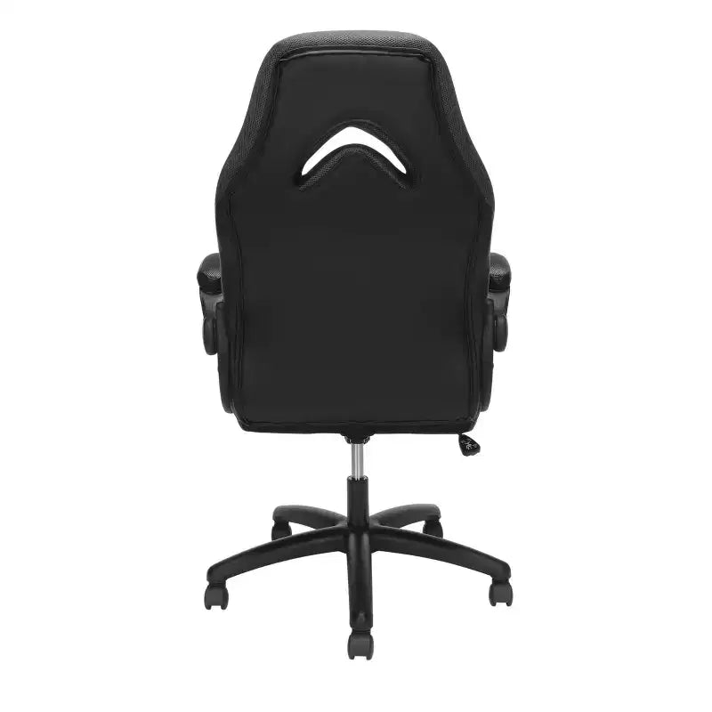 Ergonomic Gaming Chair | Flip-up Arms | Bonded Leather | 275 lb | 5-Year Warranty