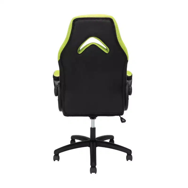 Ergonomic Gaming Chair | Flip-up Arms | Bonded Leather | 275 lb | 5-Year Warranty