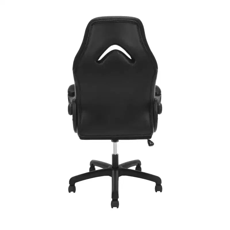 Ergonomic Gaming Chair | Flip-up Arms | Bonded Leather | 275 lb | 5-Year Warranty