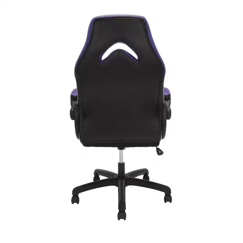 Ergonomic Gaming Chair | Flip-up Arms | Bonded Leather | 275 lb | 5-Year Warranty