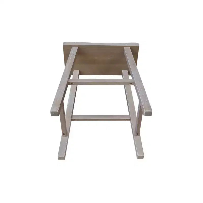 Saddle Seat Counter Height Stool | 24" | Rubberwood | Backless & Armless