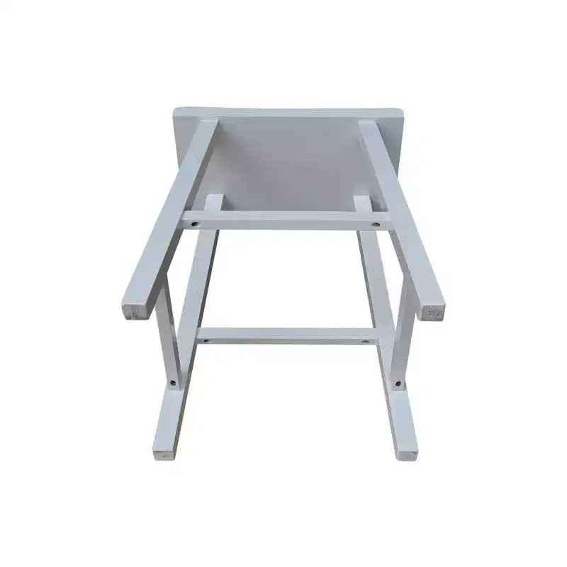 Saddle Seat Counter Height Stool | 24" | Rubberwood | Backless & Armless