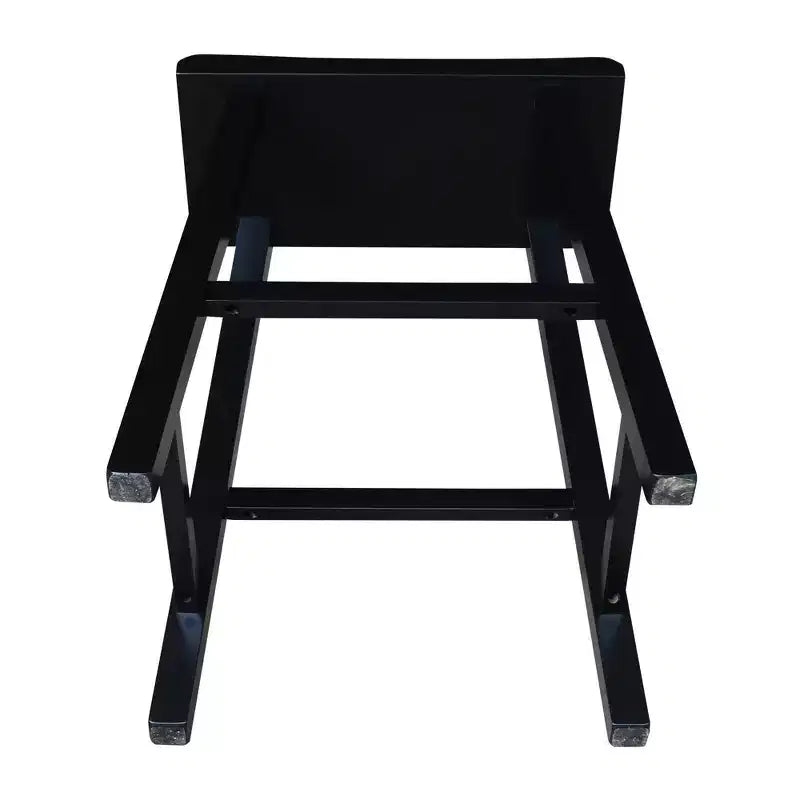 Saddle Seat Counter Height Stool | 24" | Rubberwood | Backless & Armless