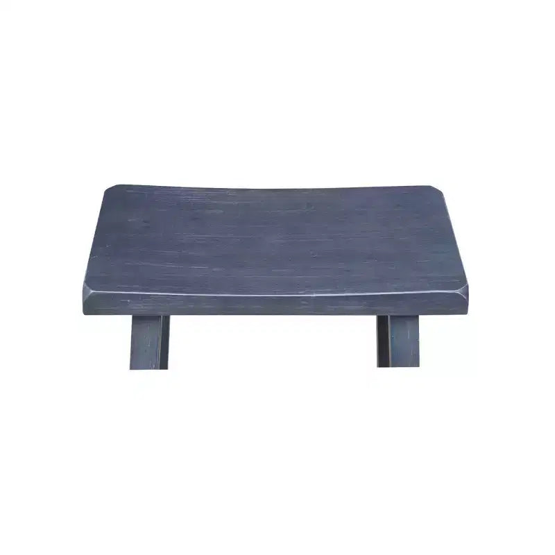 Saddle Seat Counter Height Stool | 24" | Rubberwood | Backless & Armless