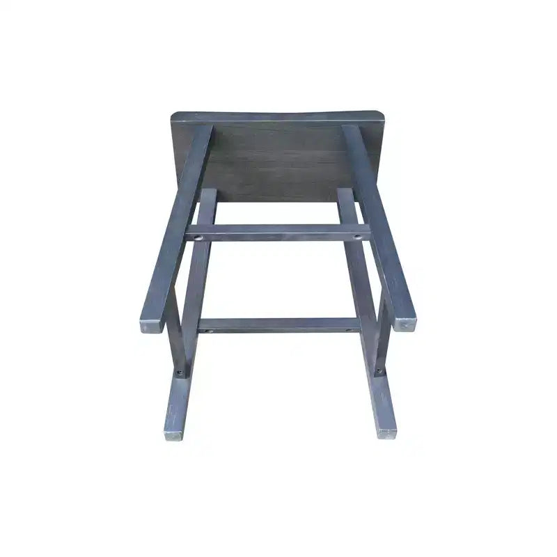 Saddle Seat Counter Height Stool | 24" | Rubberwood | Backless & Armless