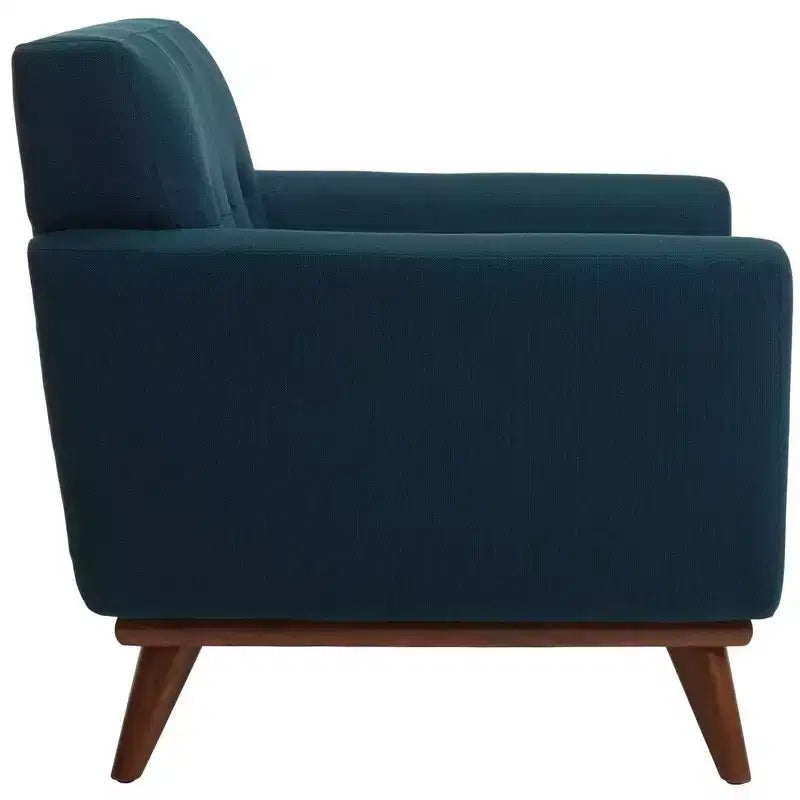 Linen Tufted Arm Chair