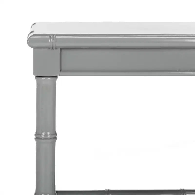 Square Accent Table | 19.5" | Grey MDF | Coastal Style | 30 lb Capacity