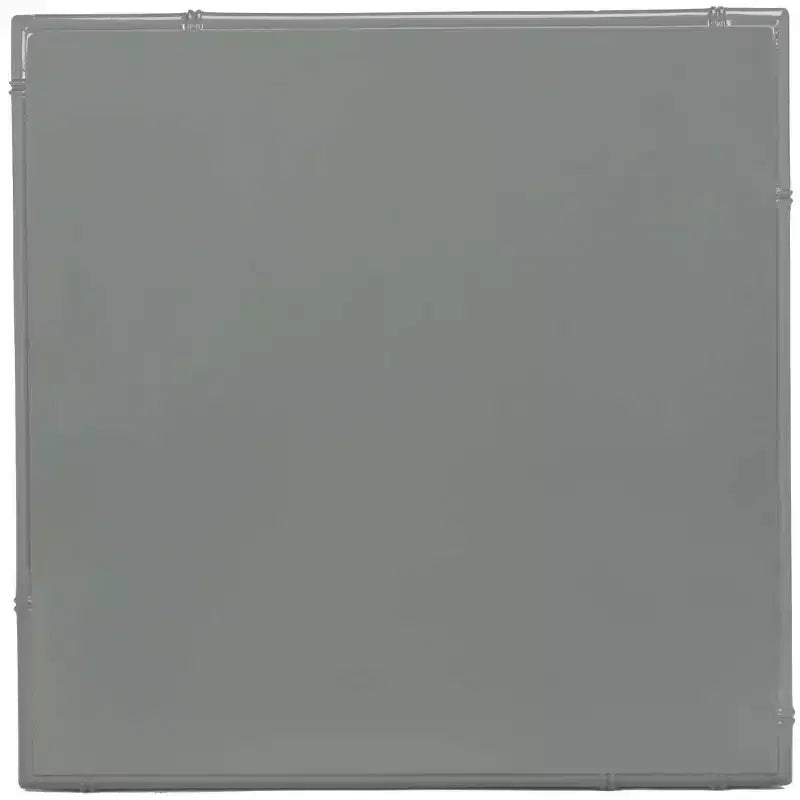 Square Accent Table | 19.5" | Grey MDF | Coastal Style | 30 lb Capacity