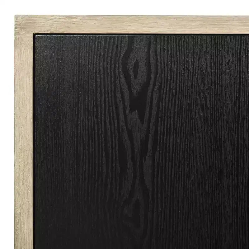 Sideboard | Light Oak & Black | MDF | 47.3"W | TV Console up to 50"