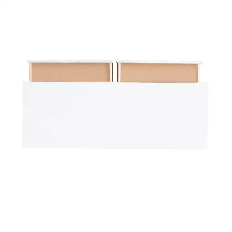 Solid Pine Mid-Century Modern 6-Drawer Dresser | 48.62"W | Metal Glides