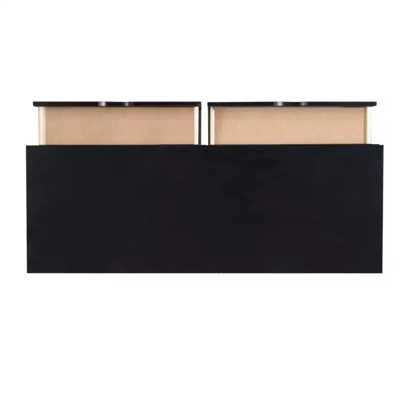Solid Pine Mid-Century Modern 6-Drawer Dresser | 48.62"W | Metal Glides